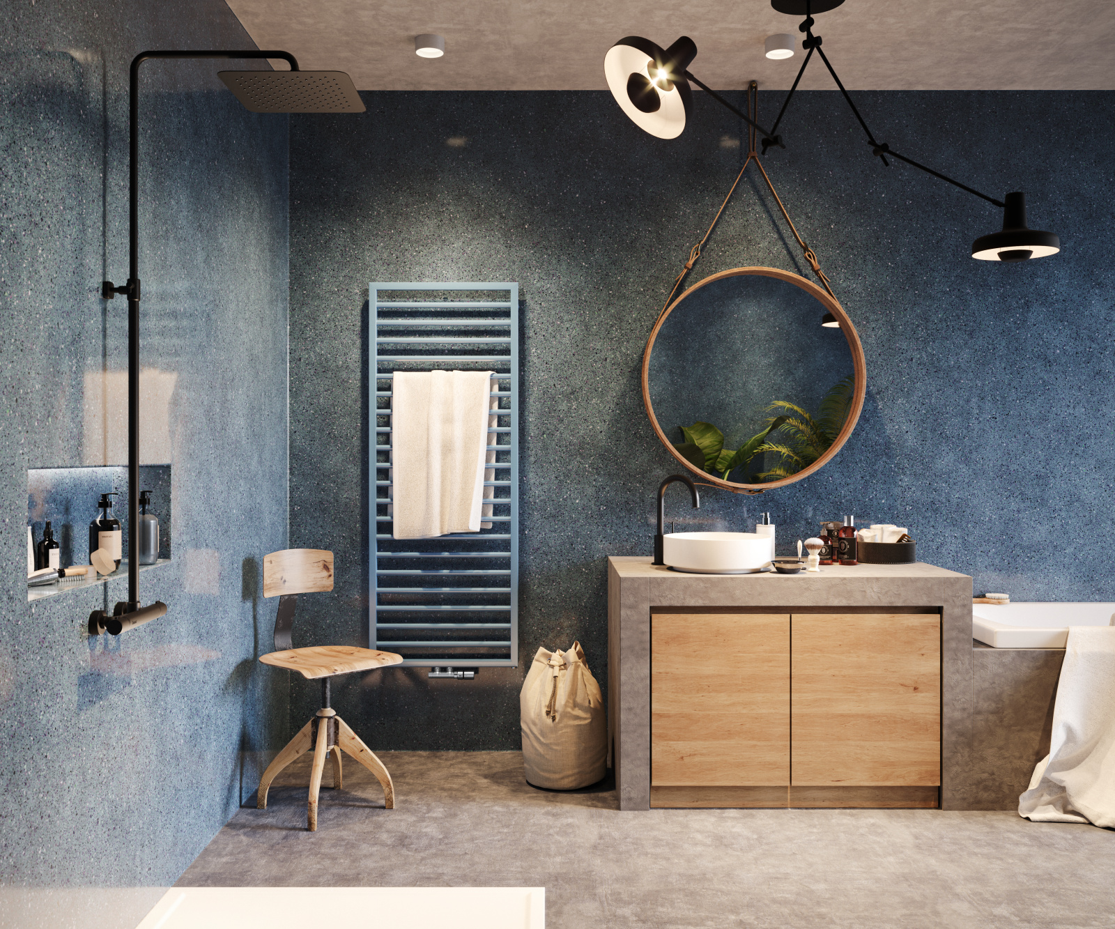 Rendering Zehnder Subway Decorative radiator Front view