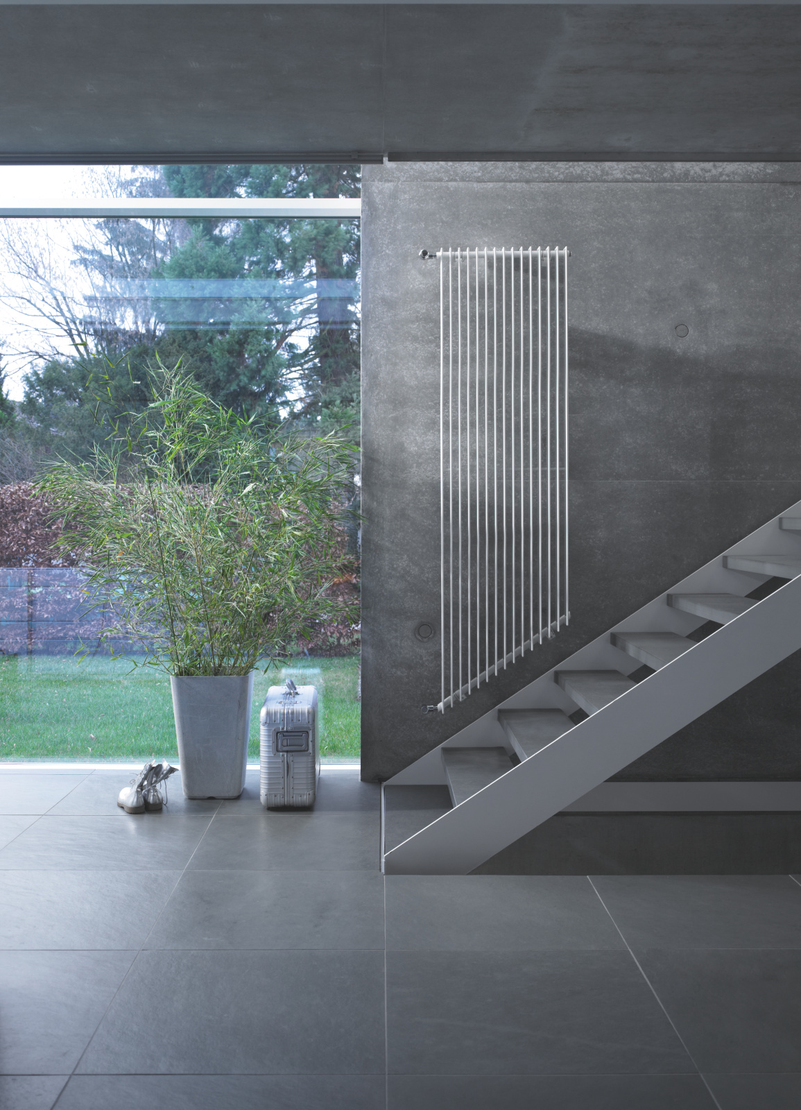 Rendering Zehnder Excelsior Decorative radiator Front view