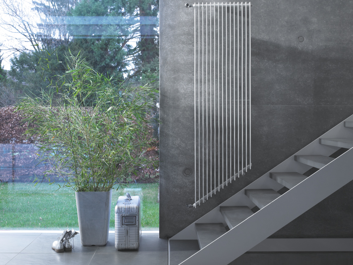 Rendering Zehnder Excelsior Decorative radiator Front view
