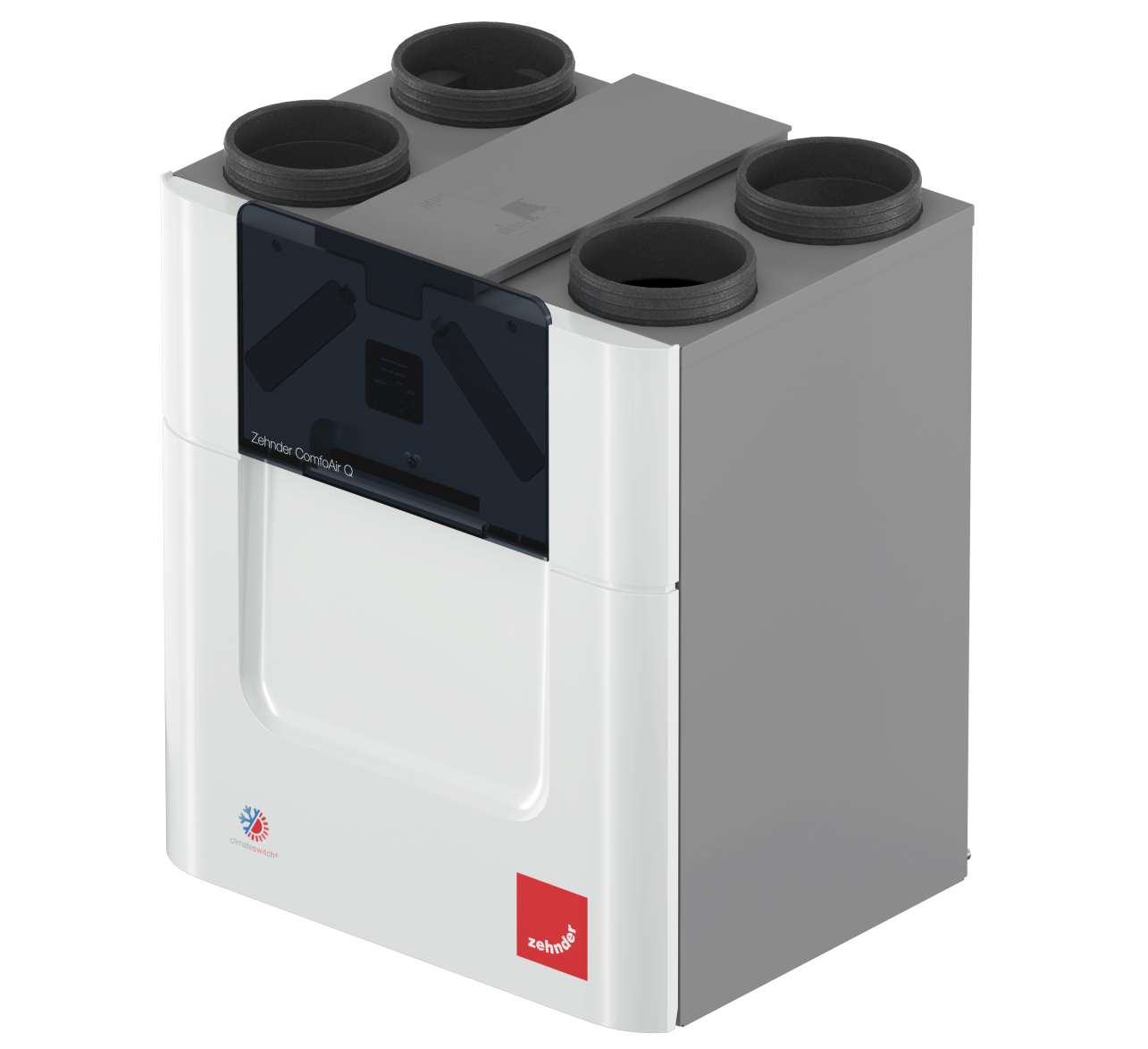 Zehnder_CSY_ComfoAirQFlatt_Cutout_Persp Cut-Out Comfortable indoor ventilation