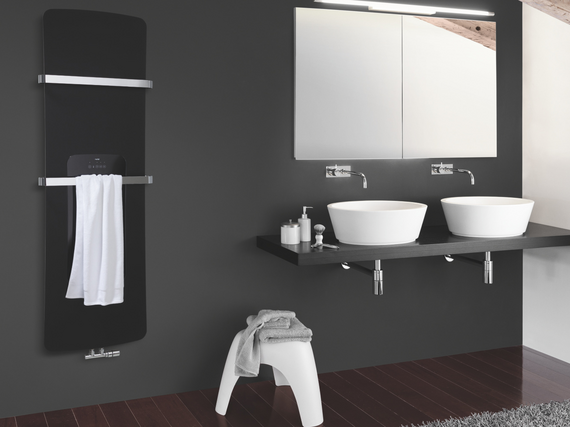 Rendering Zehnder Folio Decorative radiator Front view