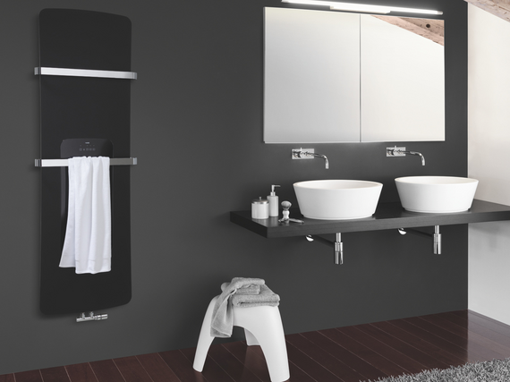 Rendering Zehnder Folio Decorative radiator Front view