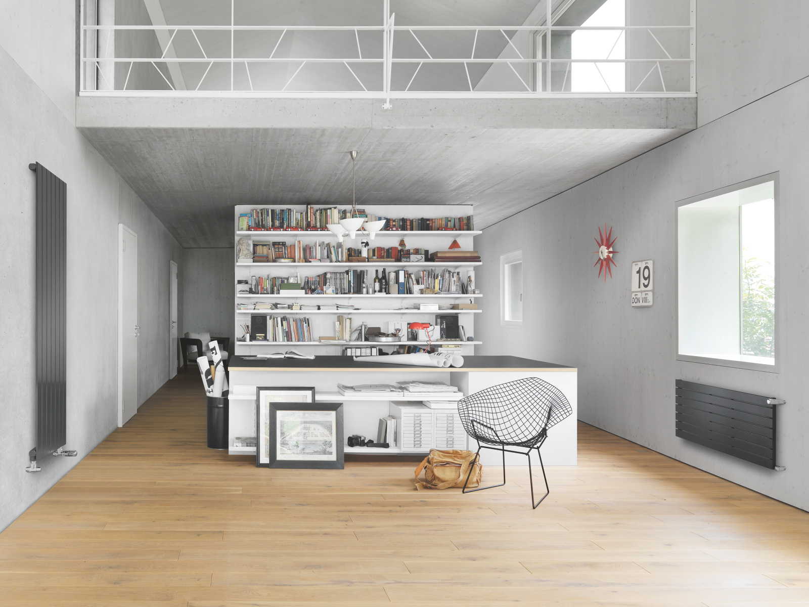 Rendering Zehnder Jet-X Decorative radiator Side view