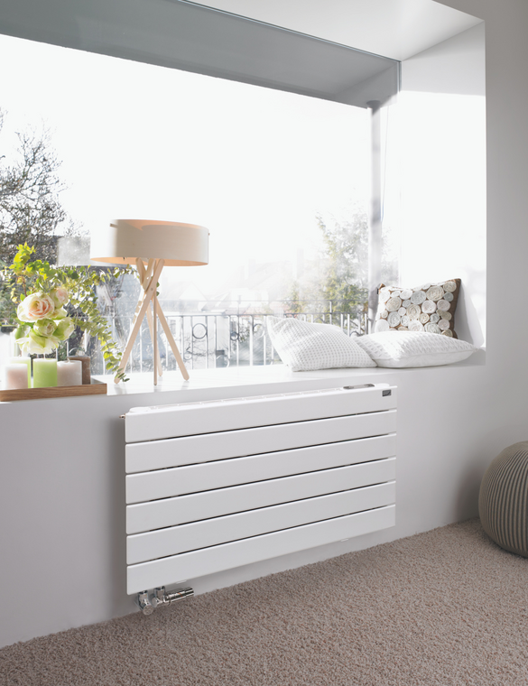 Rendering Zehnder Nova Neo Decorative radiator Front view