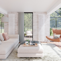 Rendering Zehnder Charleston Decorative radiator Front view