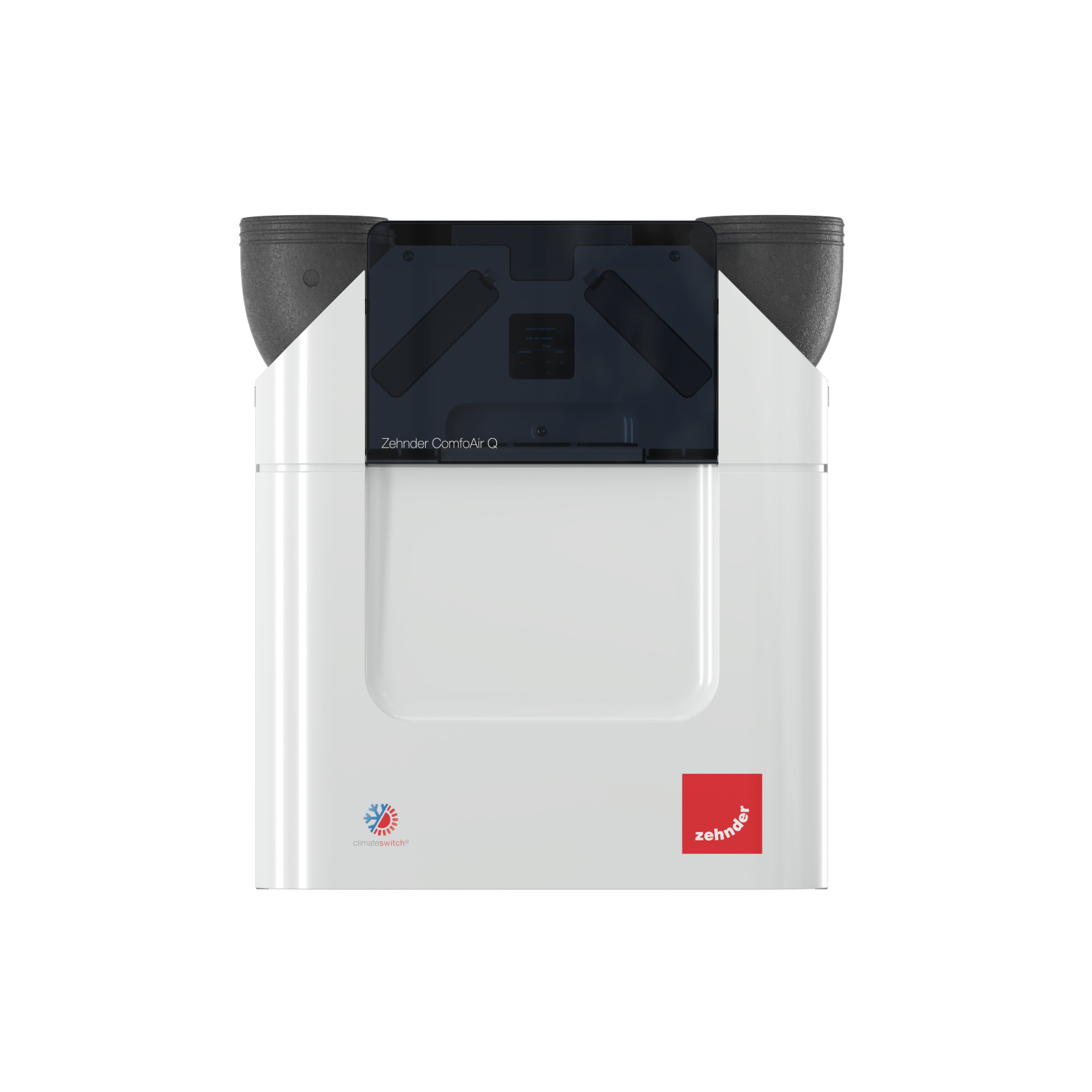 Cut-Out Zehnder ComfoAir Q350 TR Comfortable indoor ventilation Front view
