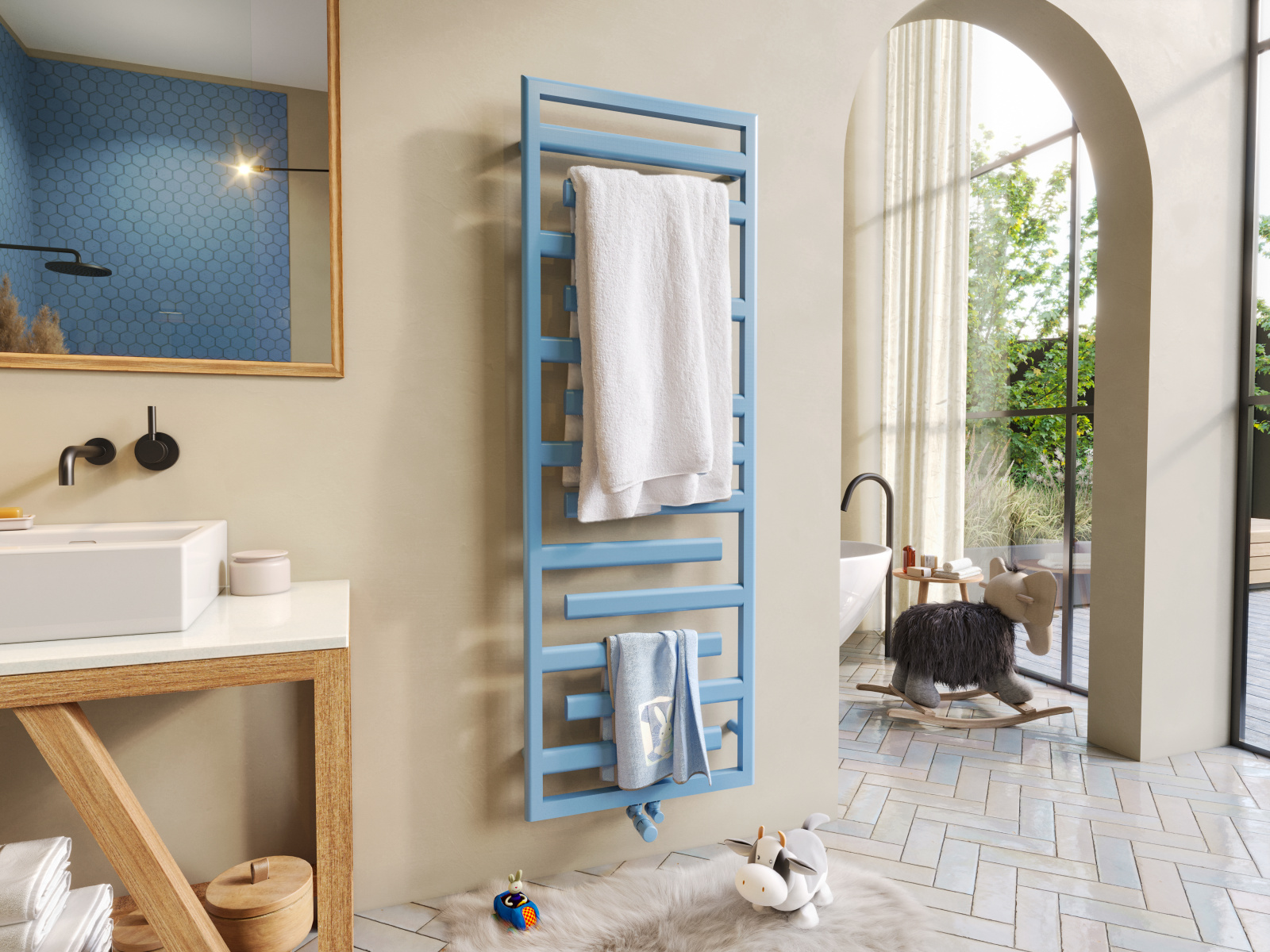 Milieu, bathroom, Tetris 150-50, hot water, children's toys, valve type B,