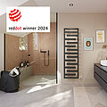 TET-170-050, Umbra Grey, IHE Chrome , EL, Tetris Radiator, bathroom, Milieu, Reddot, Award Winner 2024