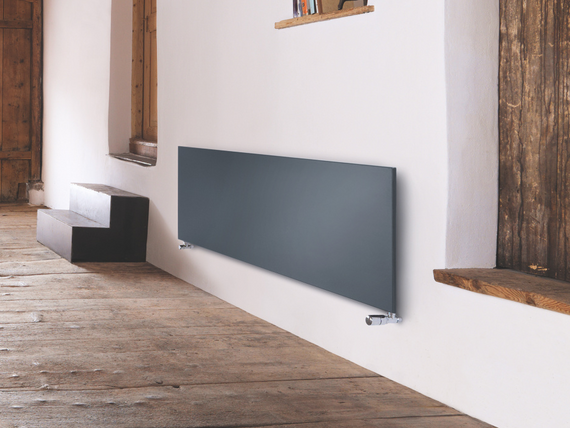 Rendering Arteplano Decorative radiator Side view