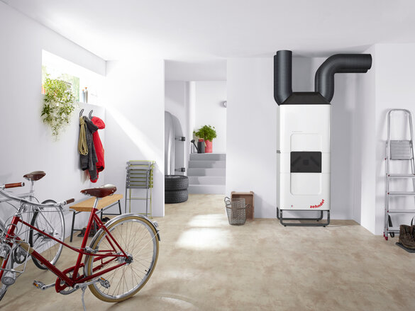Rendering Zehnder ComfoClime 36 Comfortable indoor ventilation Front view