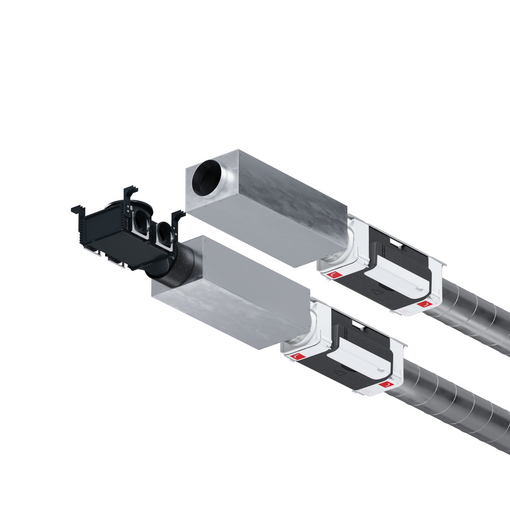 Rendering Zehnder ComfoSilence Comfortable indoor ventilation Angled view
