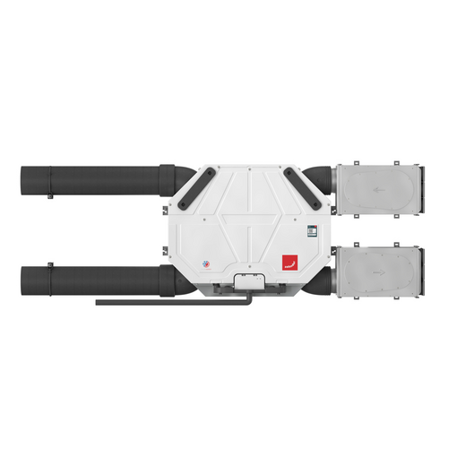 Cut-Out Zehnder ComfoAir Flex 250 Comfortable indoor ventilation Front view