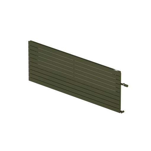 Cut-Out Zehnder Nova Neo Decorative radiator Angled view