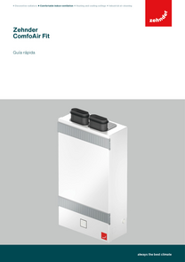 Guía rápida de usuario para la ComfoAir Fit